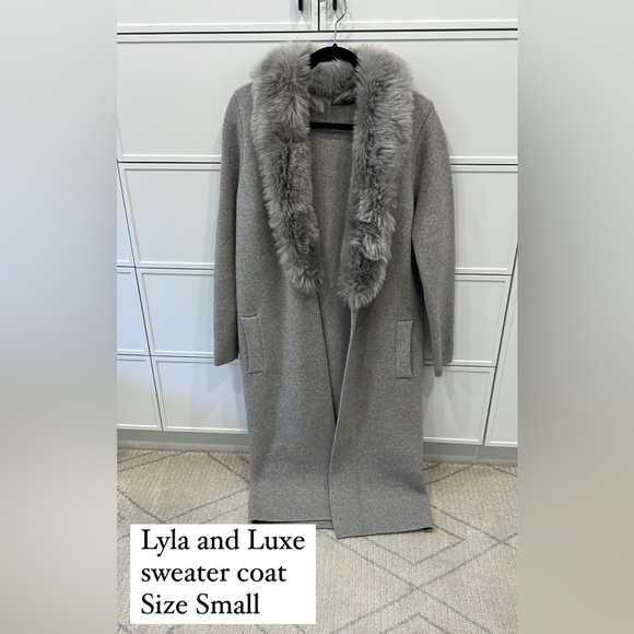 Lyla and Luxe sweater coat - Picture 1 of 1